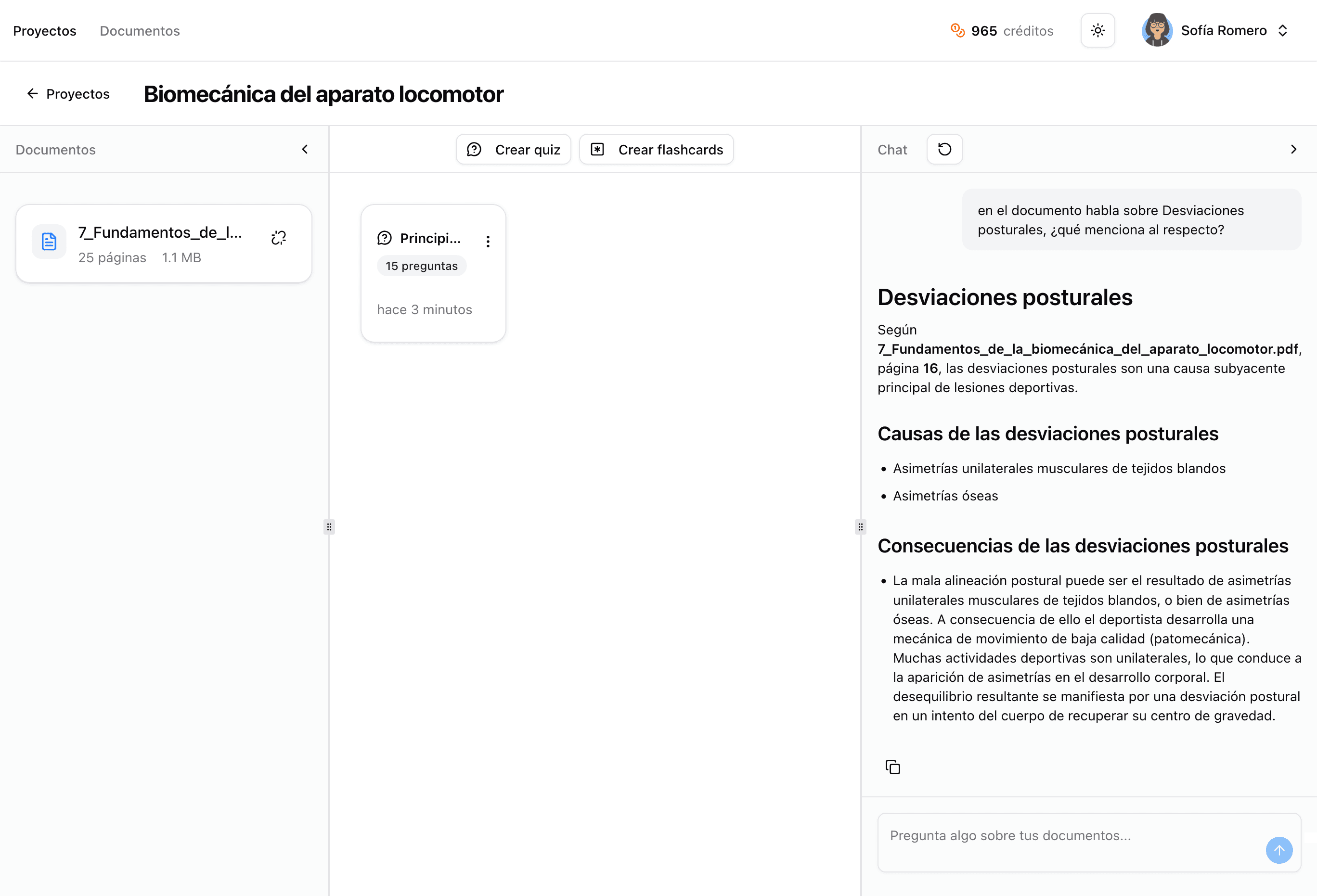 Tutor IA contextual dentro de un proyecto