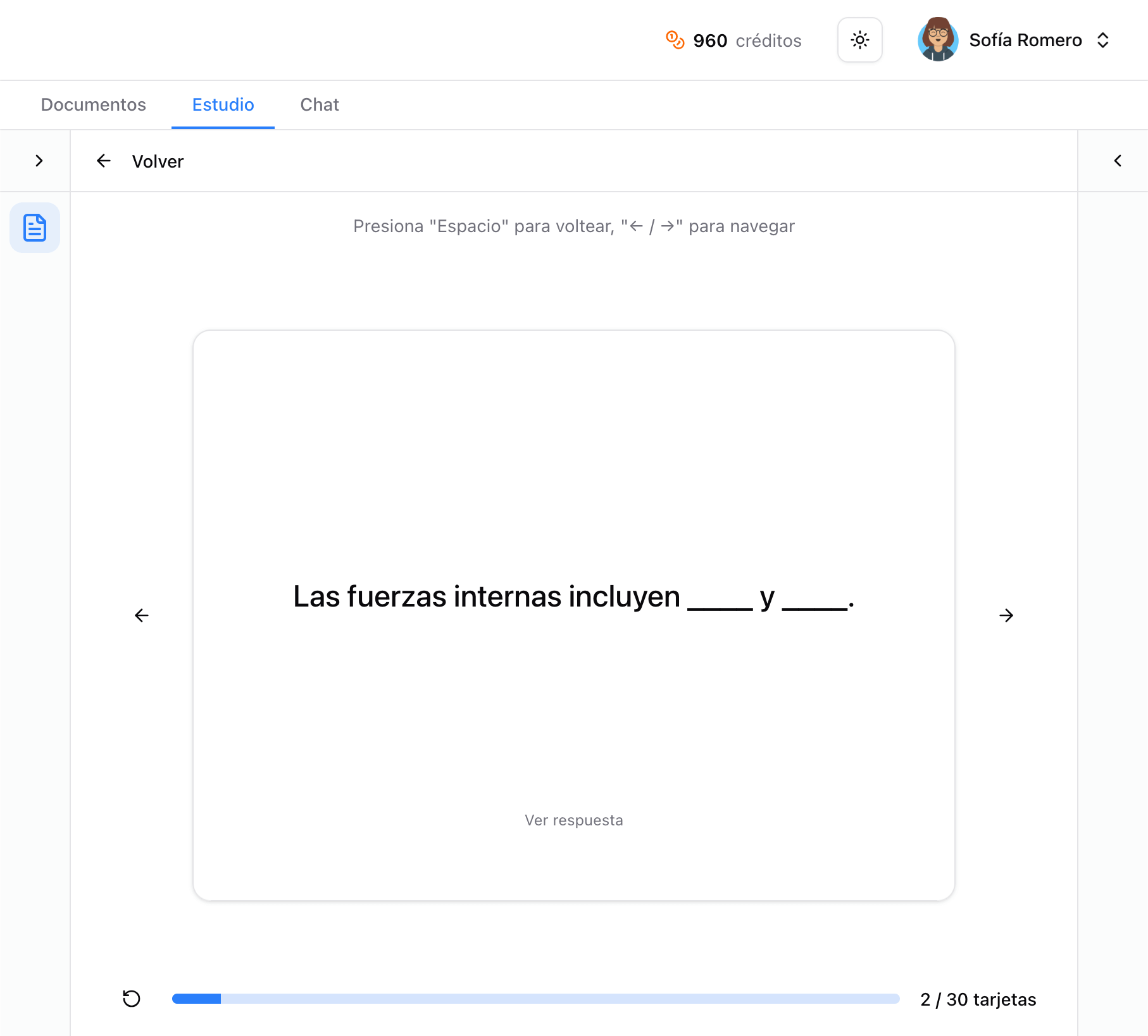 Flashcards - tarjetas de estudio